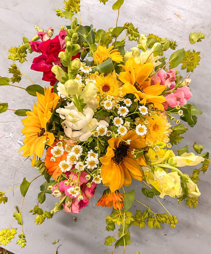 Fun Size Fits All Fresh Flowers Arrangement by Wildly Native Flower Farm