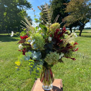 Sympathy Flowers in a vase - large