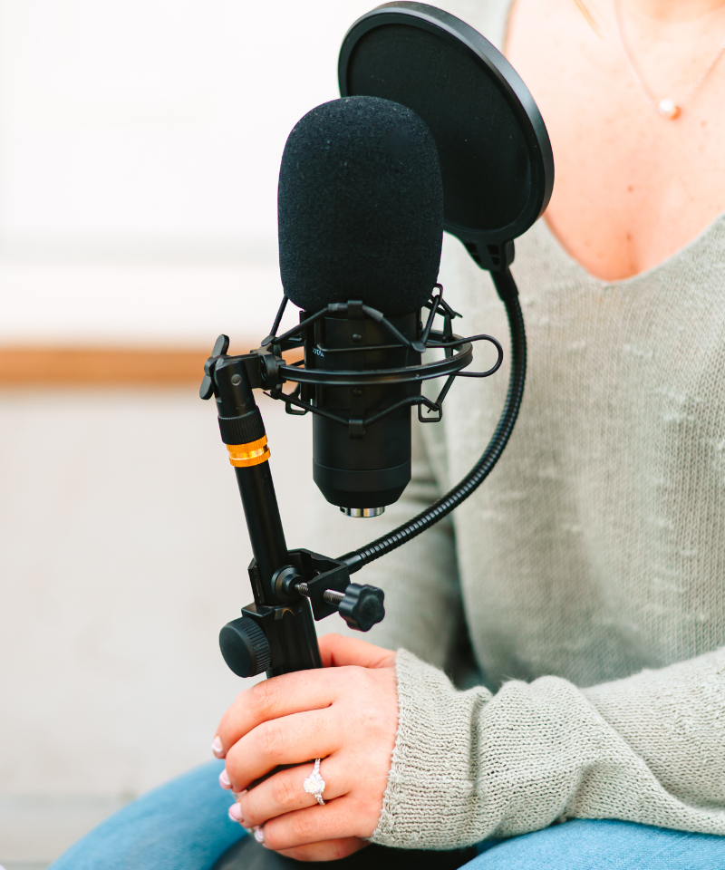 Hosts of the Flower Files Podcast together: Amber, Lizzy & Liza