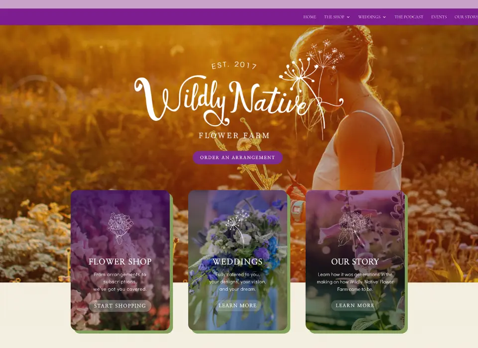 Website Homepage Screenshot