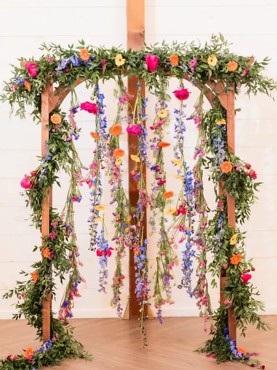 bohemianarch Bohemian Arch for Wedding Ceremony