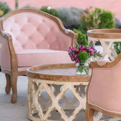 Cocktail Hour Flower Arrangement