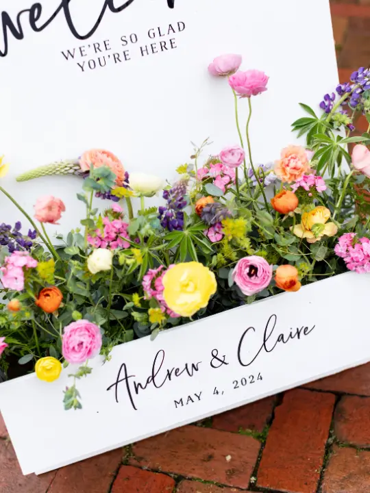 pacahousewedding4 Welcome Sign