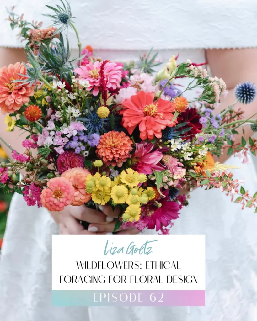 Bouquet for a bride made by Wildly Native Flower Farm