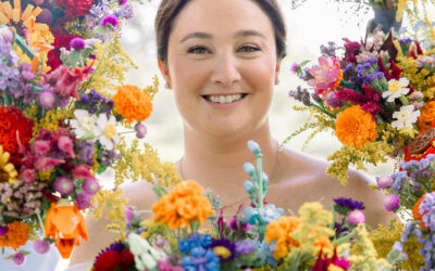 Bright Summer Wedding with LEGO Flowers!