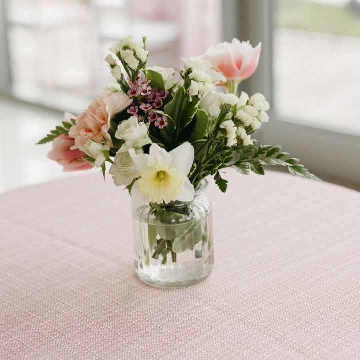 cocktail sq Small spring florals cocktail vase