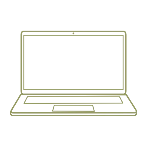 Laptop Icon Green