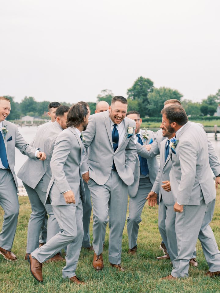 Groom and groomsmen.