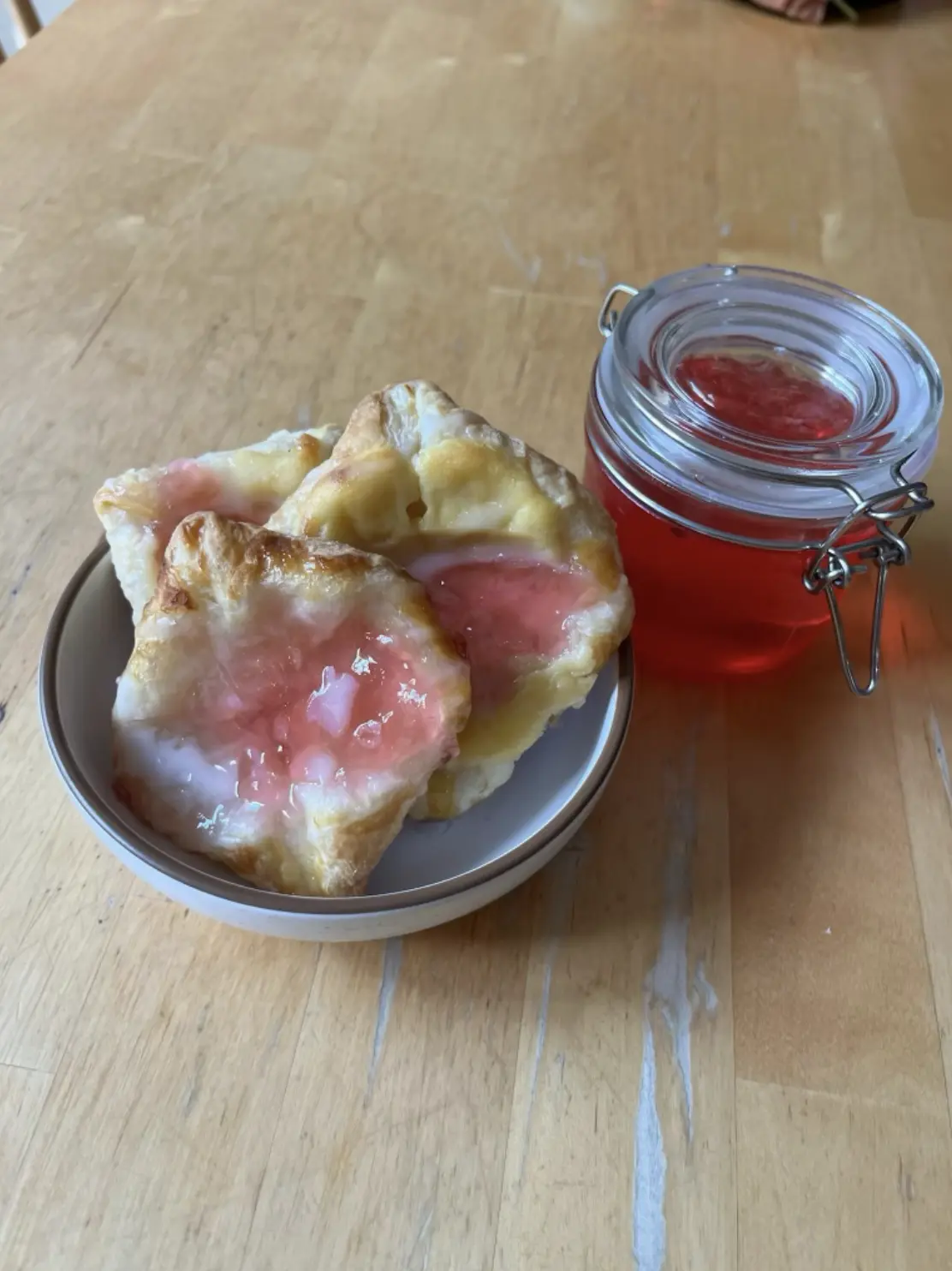 peony jelly on toast