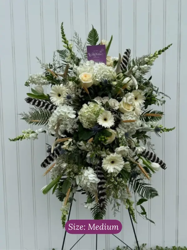 Funeral easel, medium, in soft colors