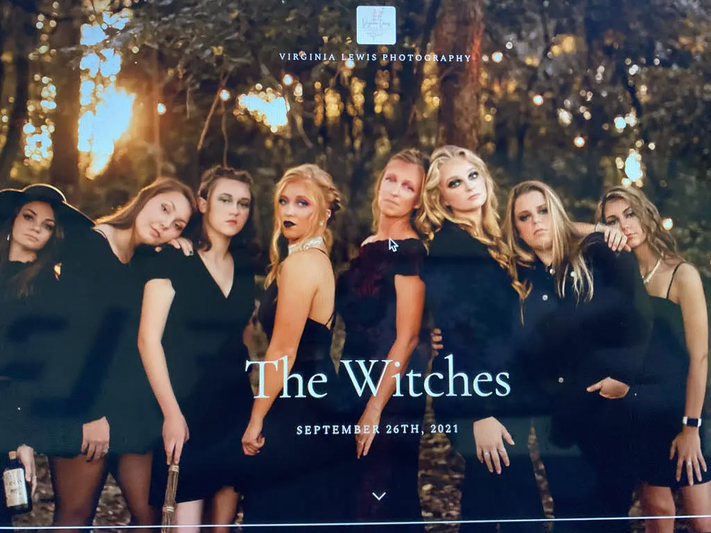 witches "The Witches" shoot by Wildly Native Flower Farm in 2021