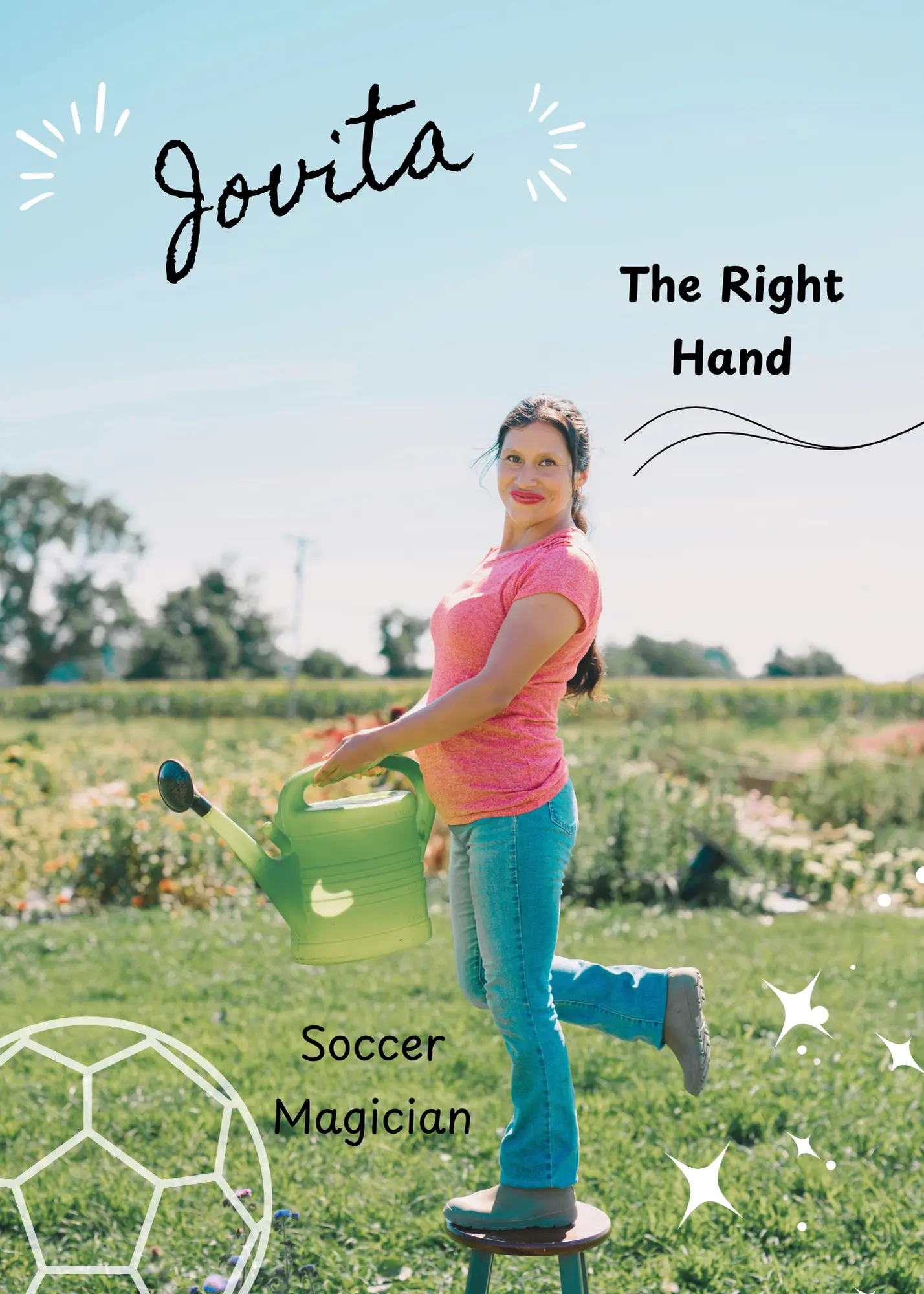 Portait of Jovita, employee at Wildly Native Flower Farm