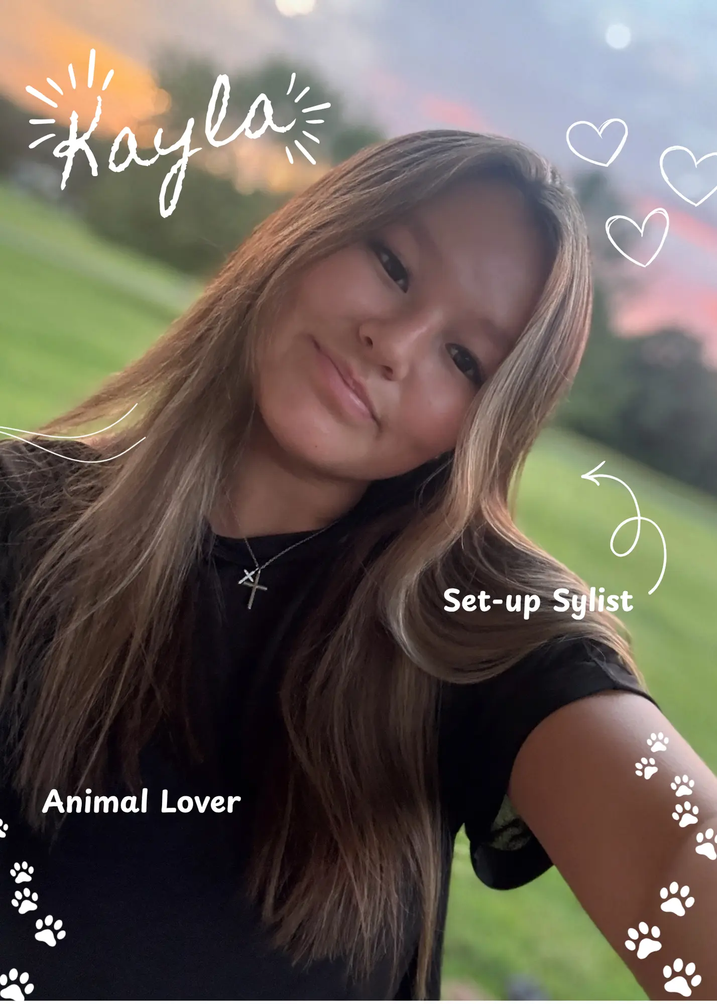 Portrait of Kayla, employee at Wildly Native Flower Farm