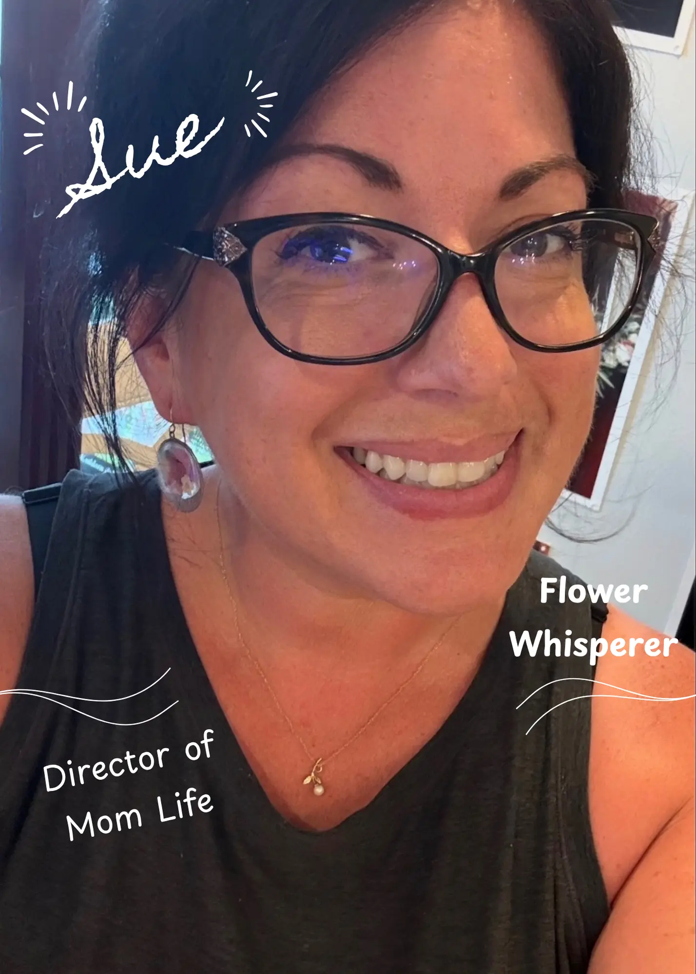 Portrait of Sue, employee at Wildly Native Flower Farm