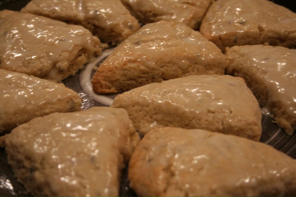scones-up-close gluten free lavender scones
